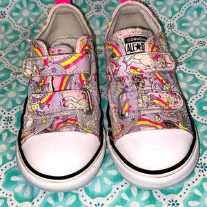 Converse toddler girls Sz 9